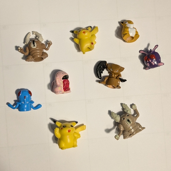 Pokemon Other - ✨ Rare Vintage Pokemon Pencil Toppers Lot of 9